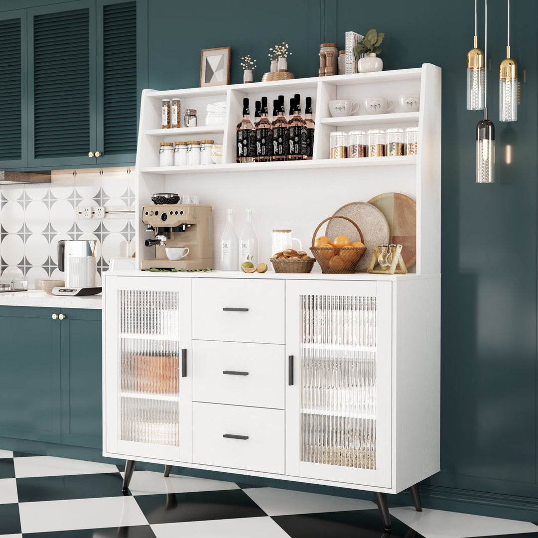 Reo Tall Crockery Unit | White
