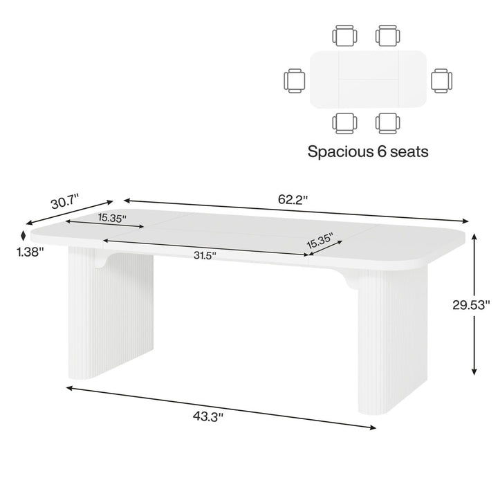 Orin Meeting Table  | White