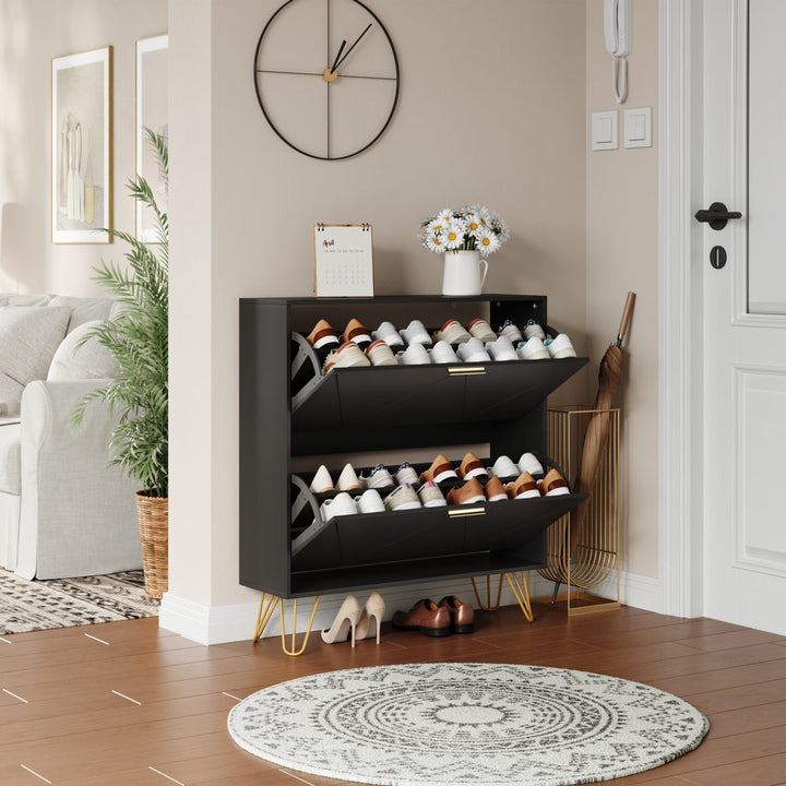 Saoirse  Shoe Rack | Black