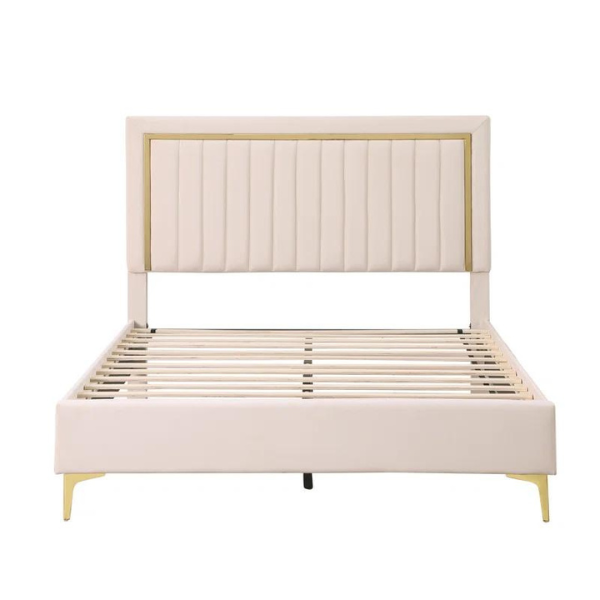 Sapphire Bed Without Storage | King | Beige