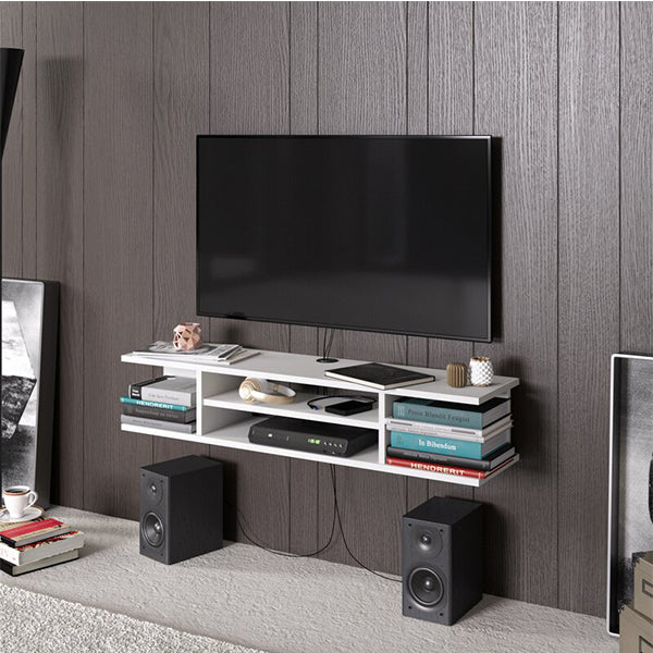 DL Wall Mount TV Unit | White