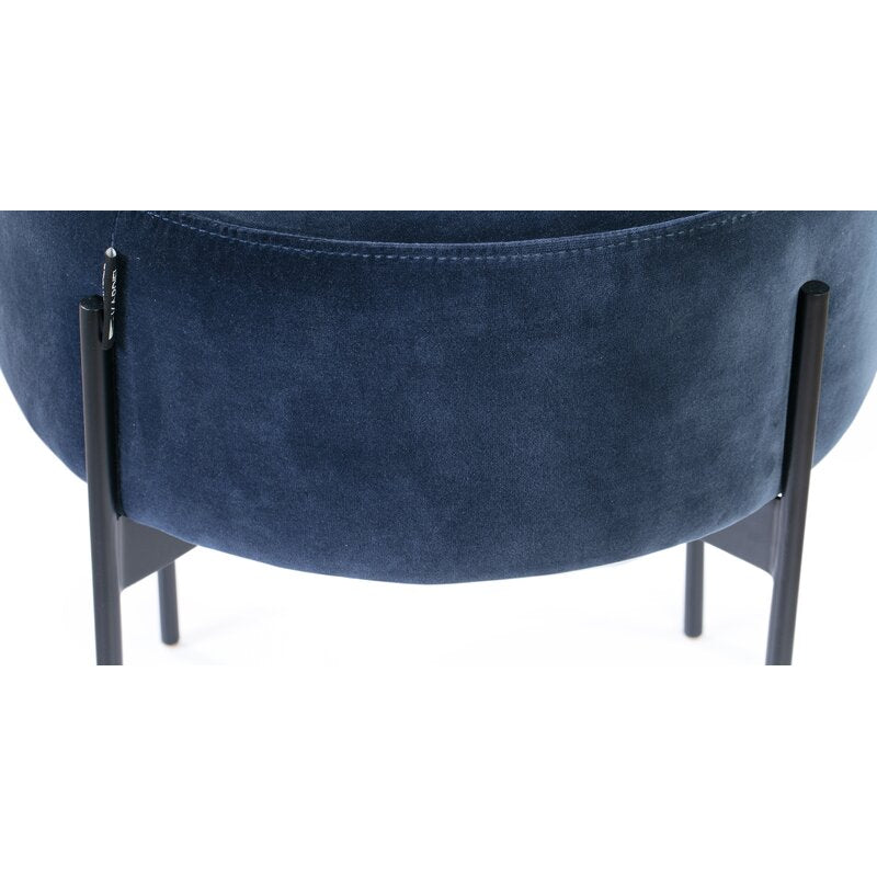 Zitts Ottoman | Navy Blue