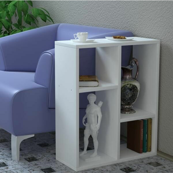 Area End Table | White