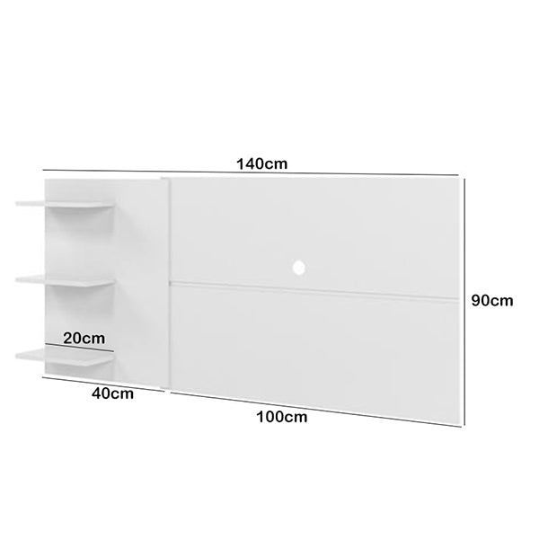 Happy Wall Mount TV Unit |White