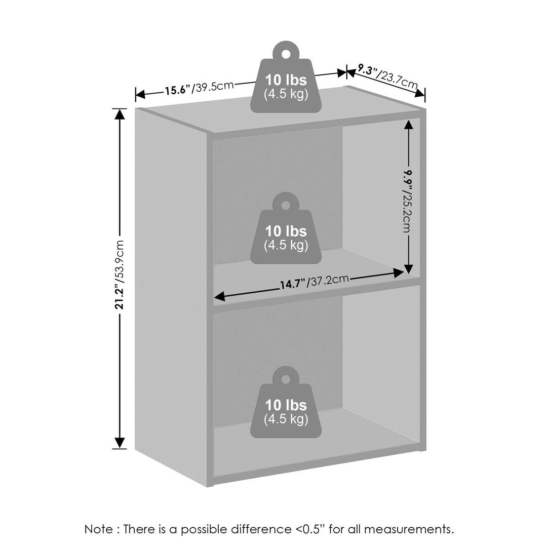 Meza Open Storage | White