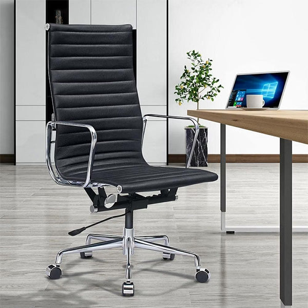 Noah Workstation High Back Office Chair | Black