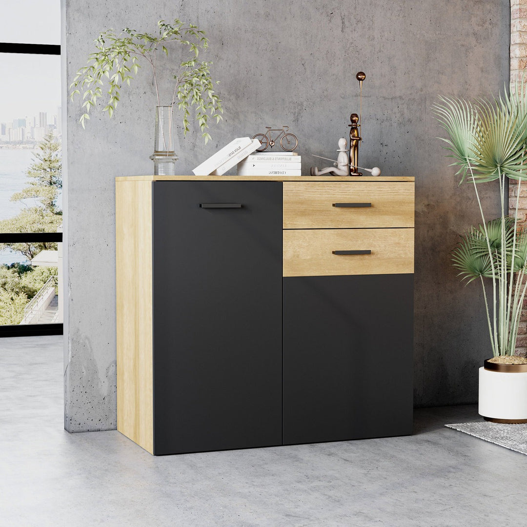 Roko Shoe Rack | Black & Beige