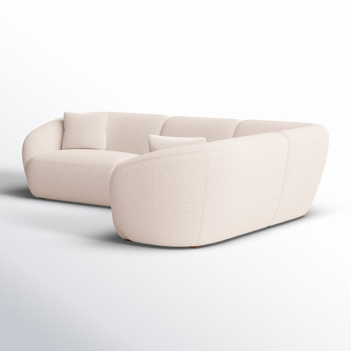 Texido L-Shape Sofa | Beige | Right Facing