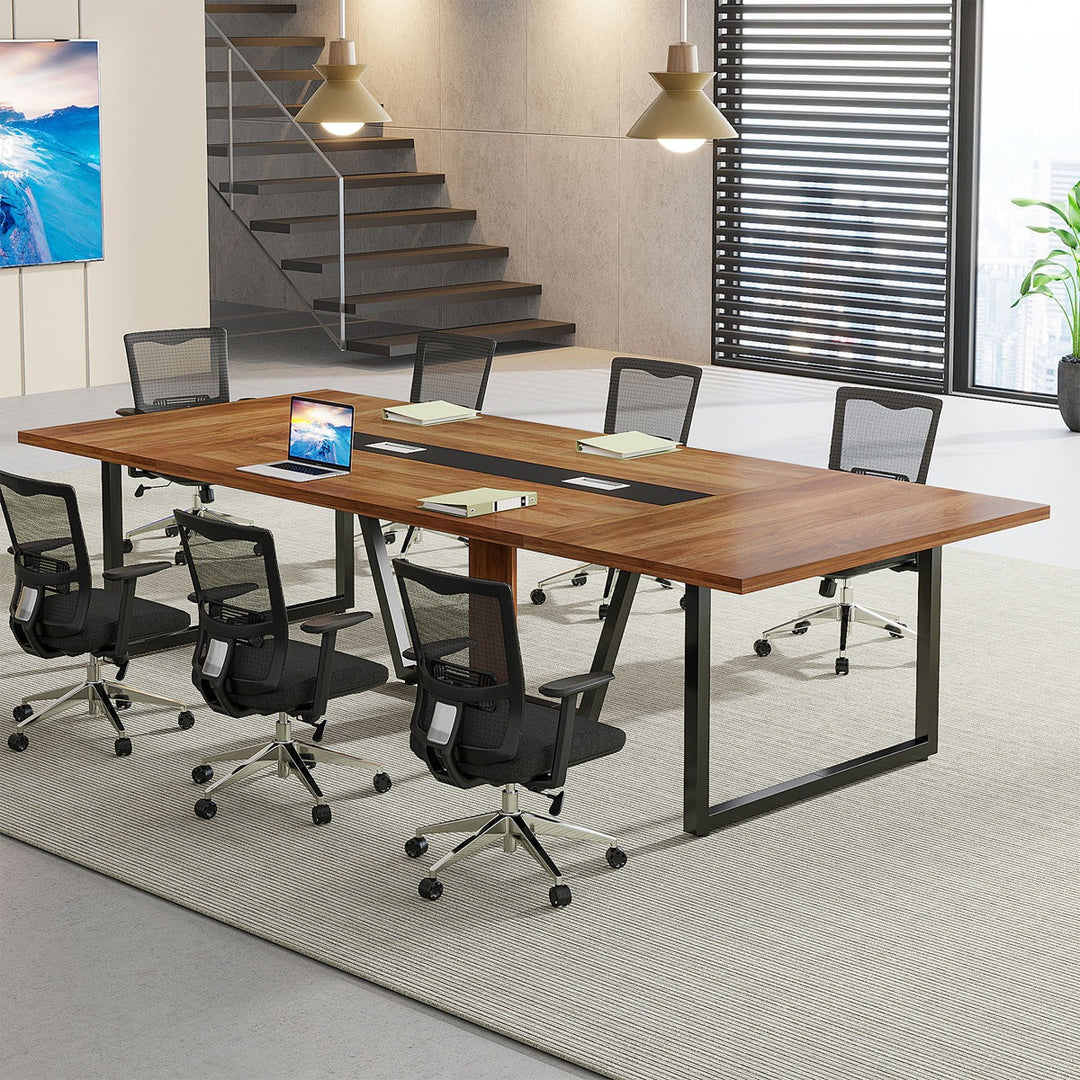 Haru Rectangle  Conference table | Brown