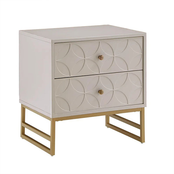 Joshua Bedside Table |White