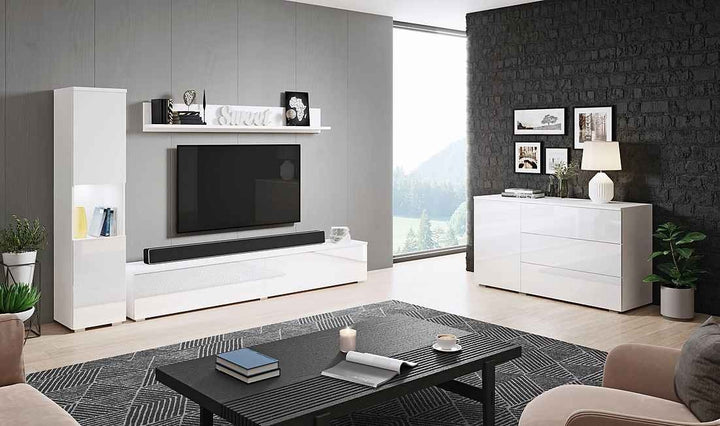 Oxy TV Units Set | Gloss White