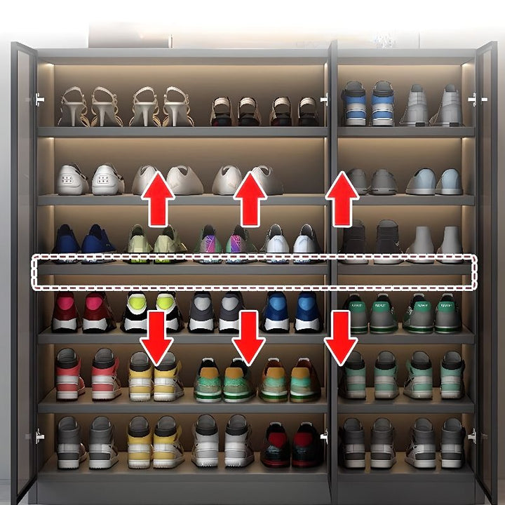 Zele Shoe Rack | Black