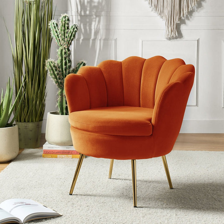 Velora Lounge Chair | Orange