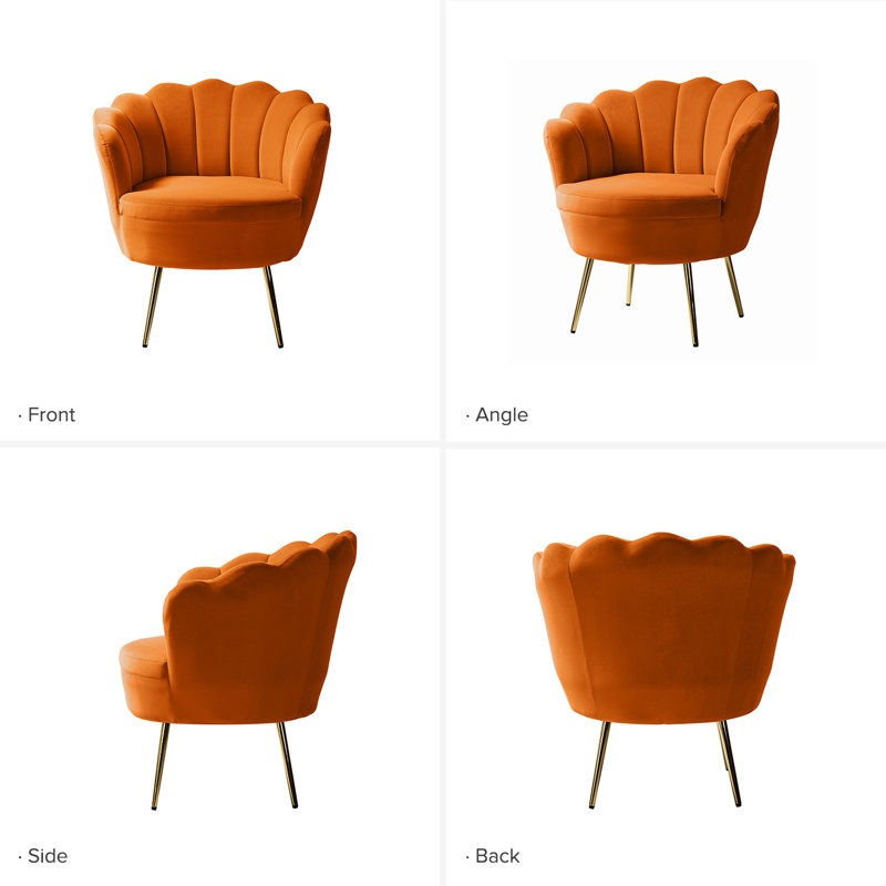 Velora Lounge Chair | Orange