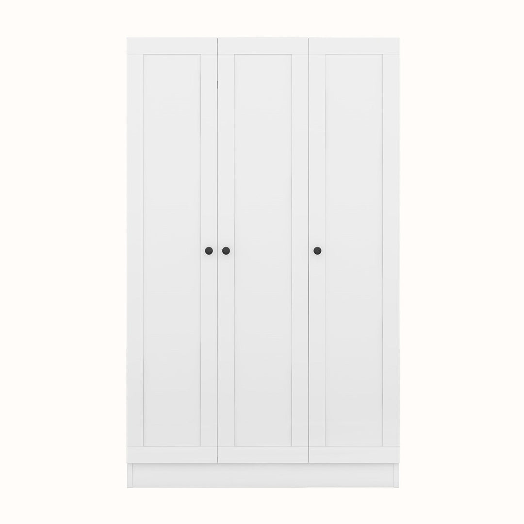 Yuna 3 Door Wordrobe | White