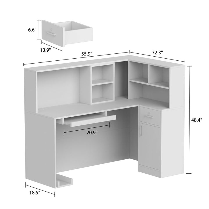 Seth Reception Table | White