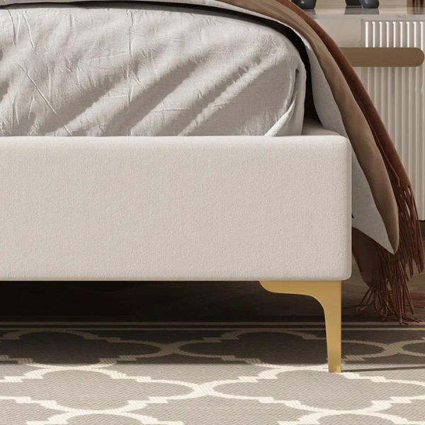 Sapphire Bed Without Storage | King | Beige