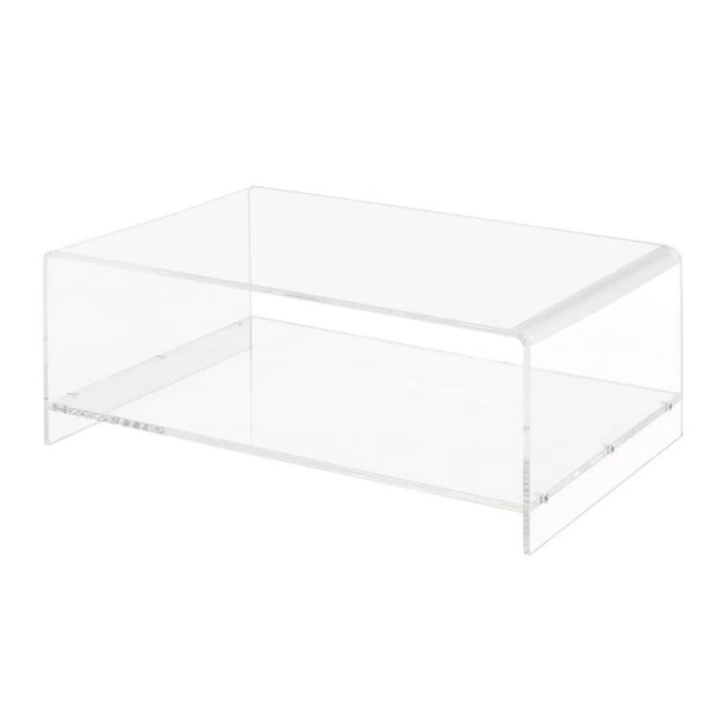 Zenith Acrylic Coffee Table | Clear