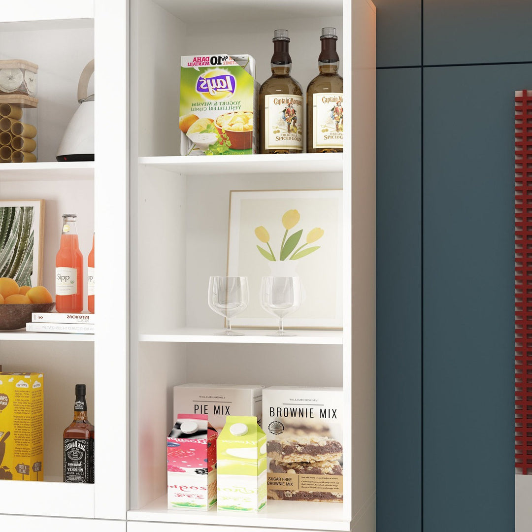 Ryo Tall Crockery Unit | White