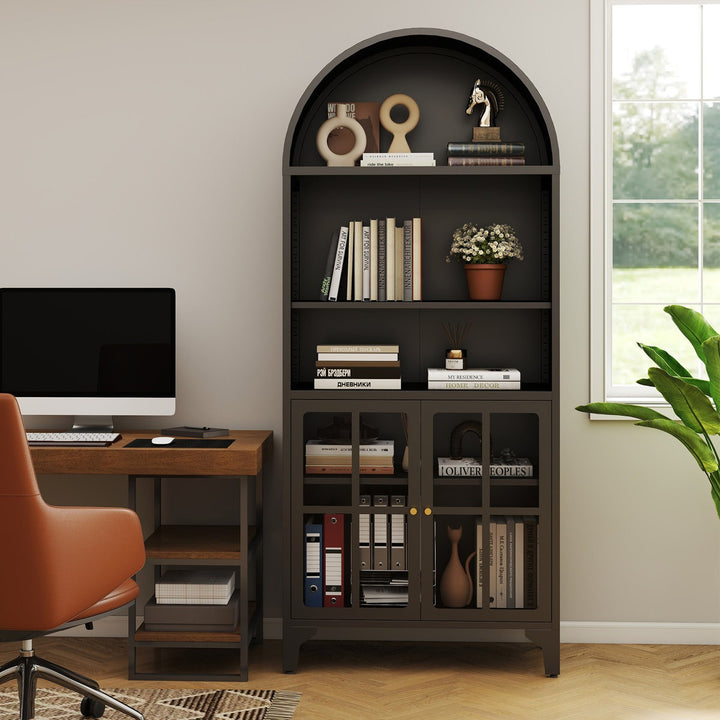 Masuru Tall Crockery Unit | Black