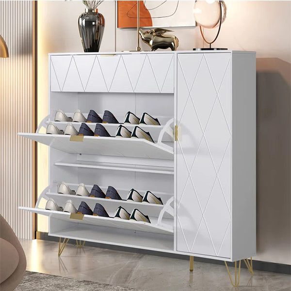 Anthony Shoe Rack | White