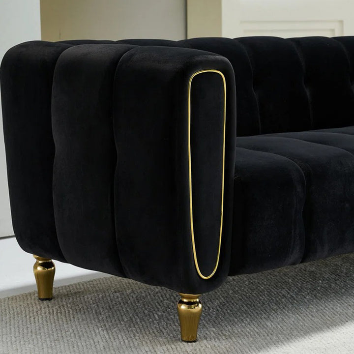 Goldbar Sofa | 2 seater | Black