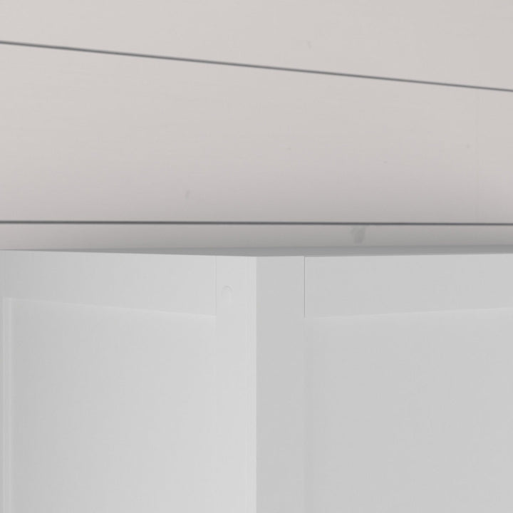 Ayaka 2 Door Wardrobe | White