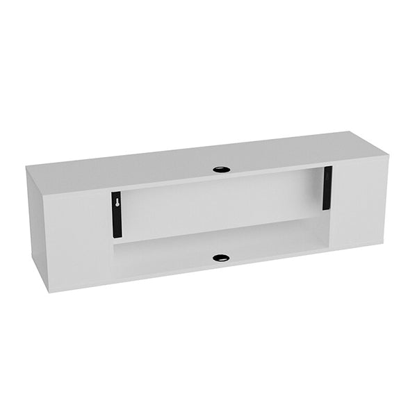 6 Box Wall Mount TV Unit | White