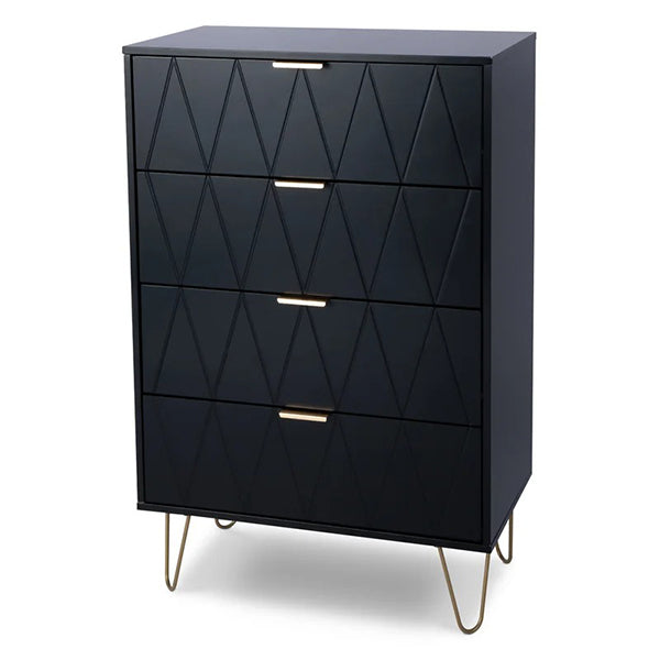 Anthony Chest Of 4 Drawers | Black