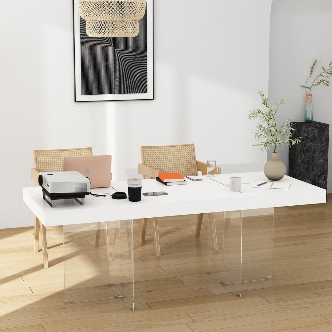 Yemi Meeting Table | White