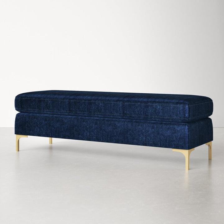 Bay Ottoman | Navy Blue