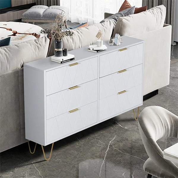 Anthony Chest Of 6 Drawers | White