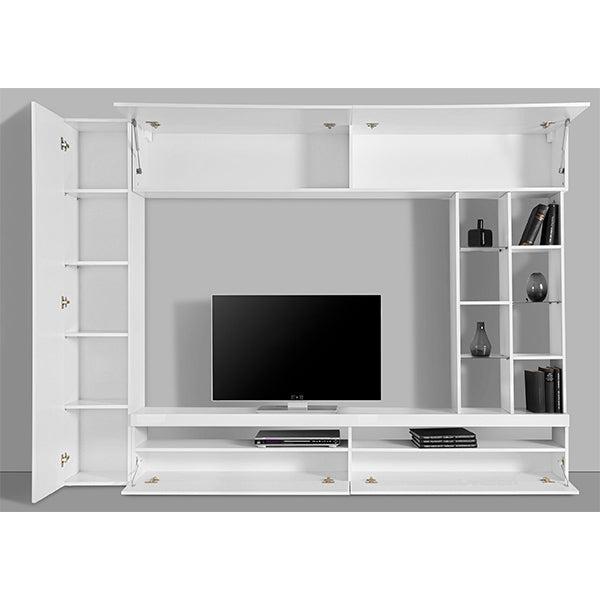 Dec Tv Unit Set | White Gloss