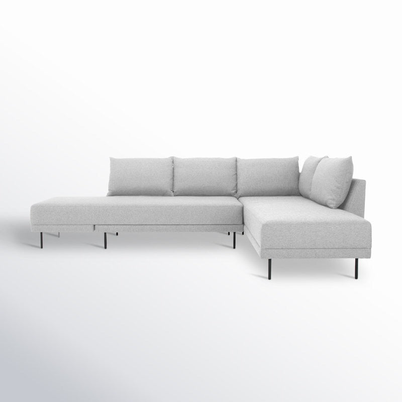 Aura L-Shape Sofa | Beige | Right Facing