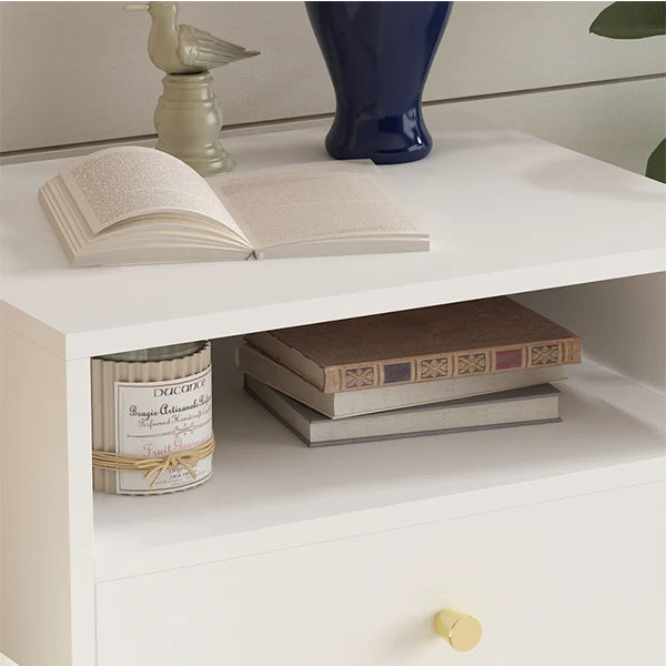 Andrew Bedside Table | White