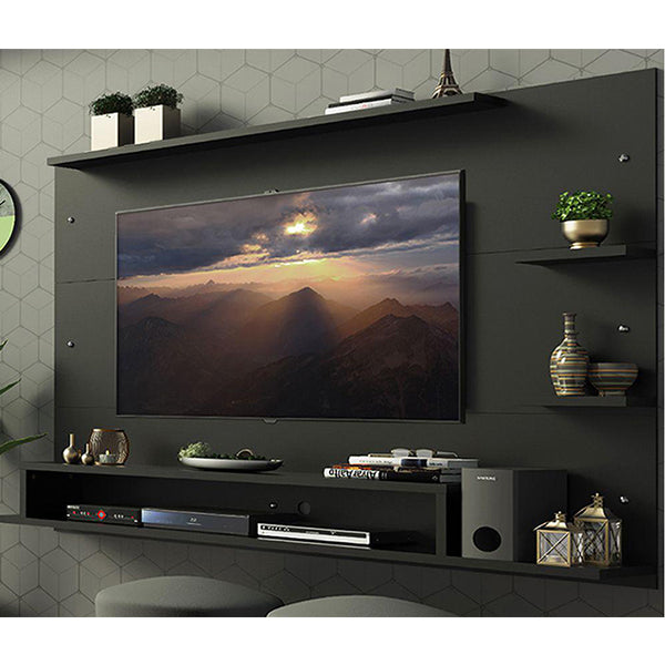 Panel Wall Mount TV Unit | Black |55 Inches