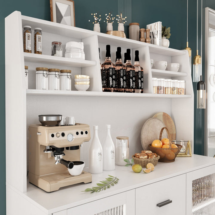 Reo Tall Crockery Unit | White