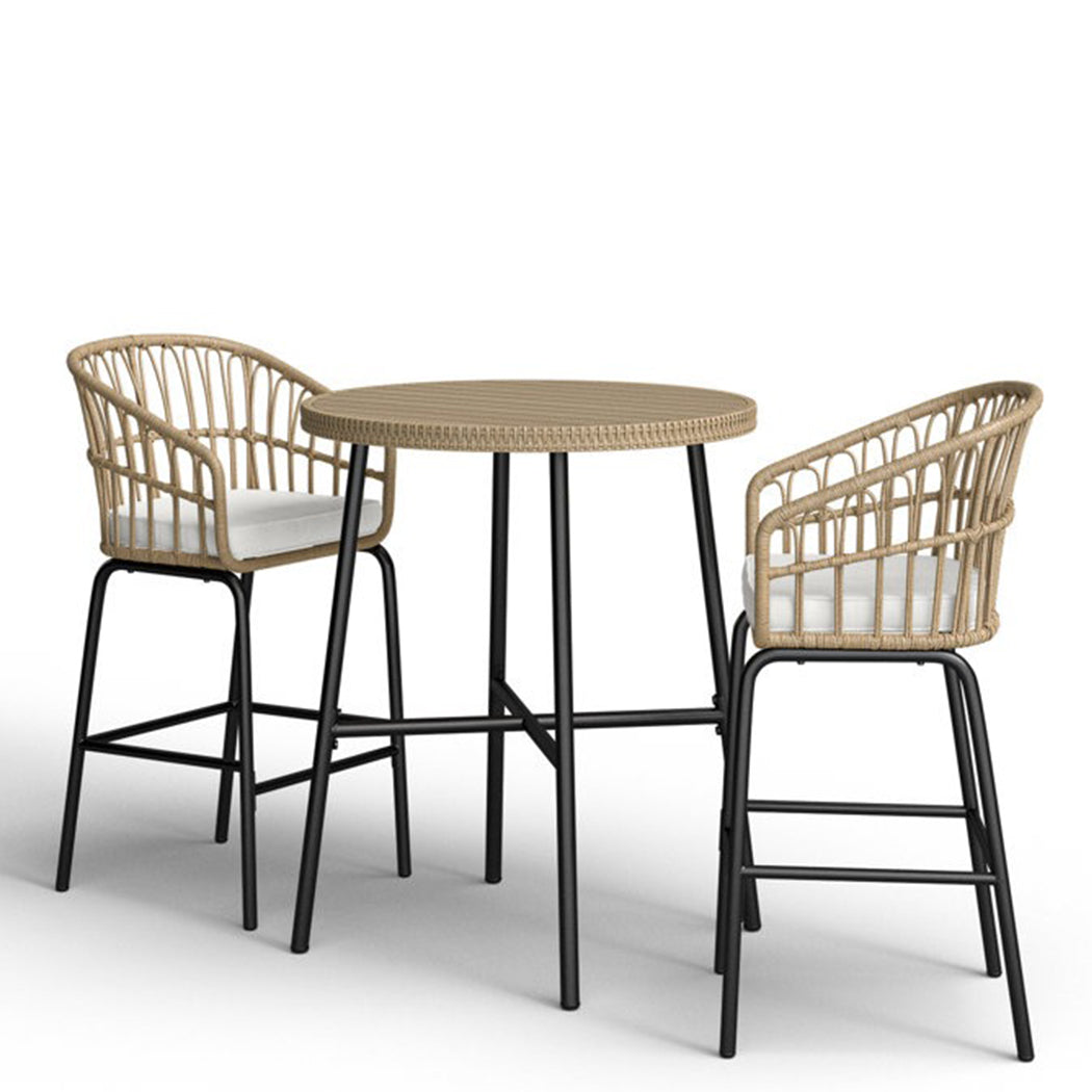 Durai 2 -Seater  Round Outdoor Bar Set