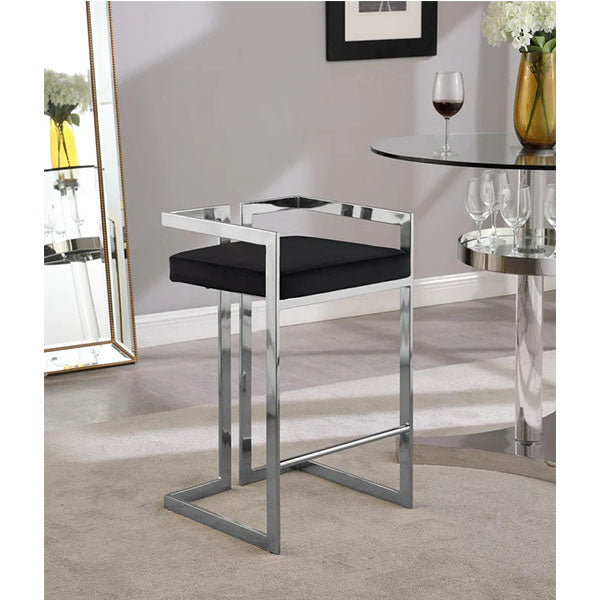 Phal Bar Stool | Silver