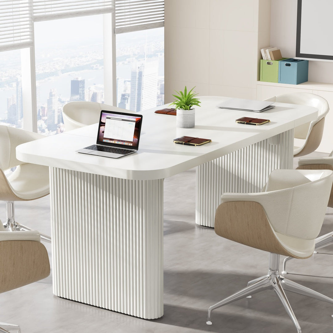 Adi Meeting Table | White