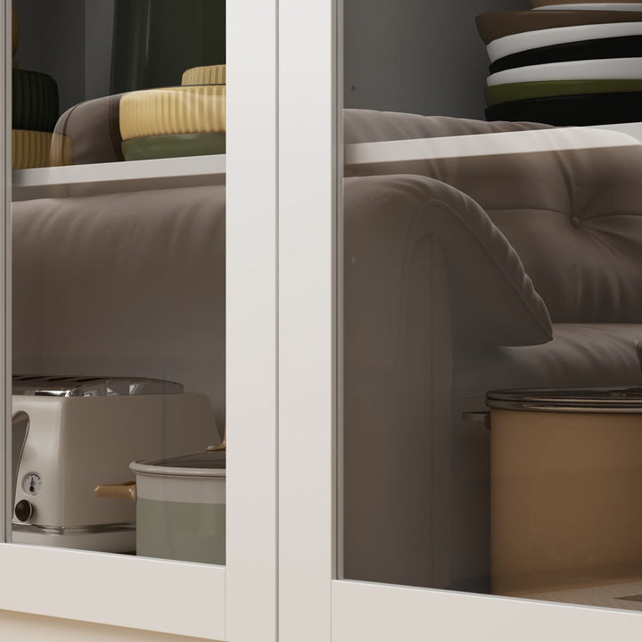 Tomo Tall Crockery Unit | White