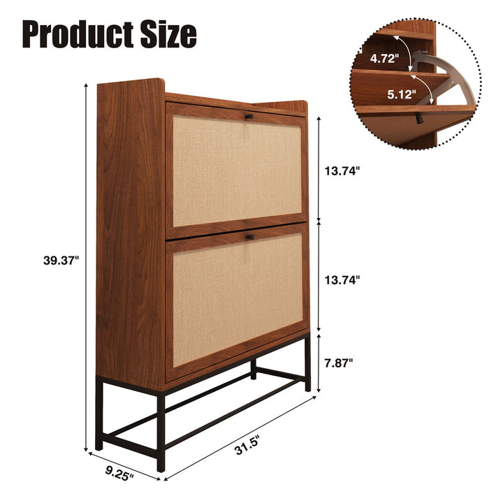 Halyna  Shoe Rack | Brown