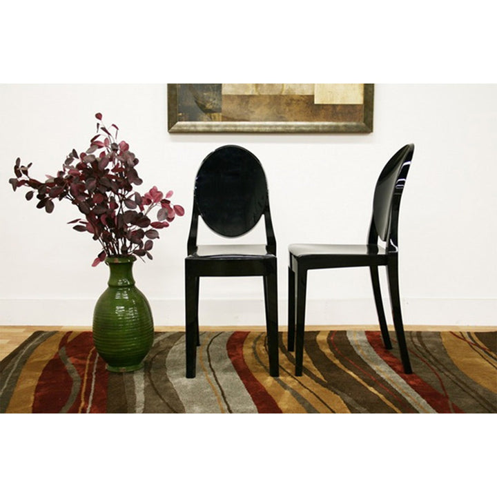 Mathilda Acrylic Chair | Black
