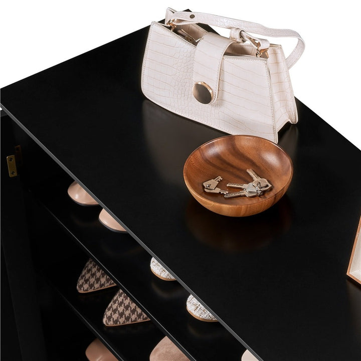 Yaro Shoe Rack | Black