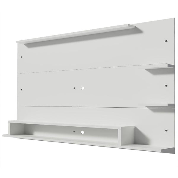 Panel Wall Mount TV Unit | White 55 Inches