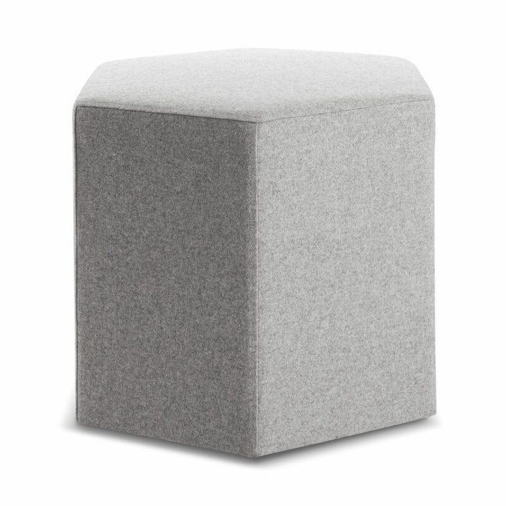 Jeaks Ottoman | Grey