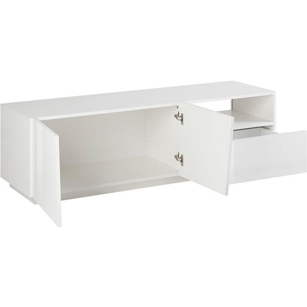 Bend Line TV Stand | Medium | White