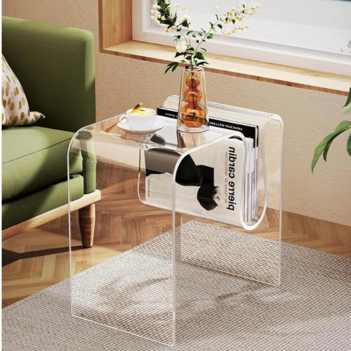 Echo Acrylic End Table | Clear