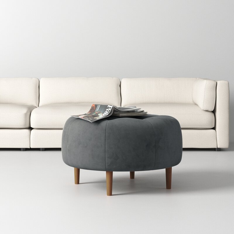 Fransh Ottoman | Grey