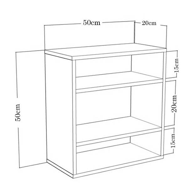 Ice End Table | White